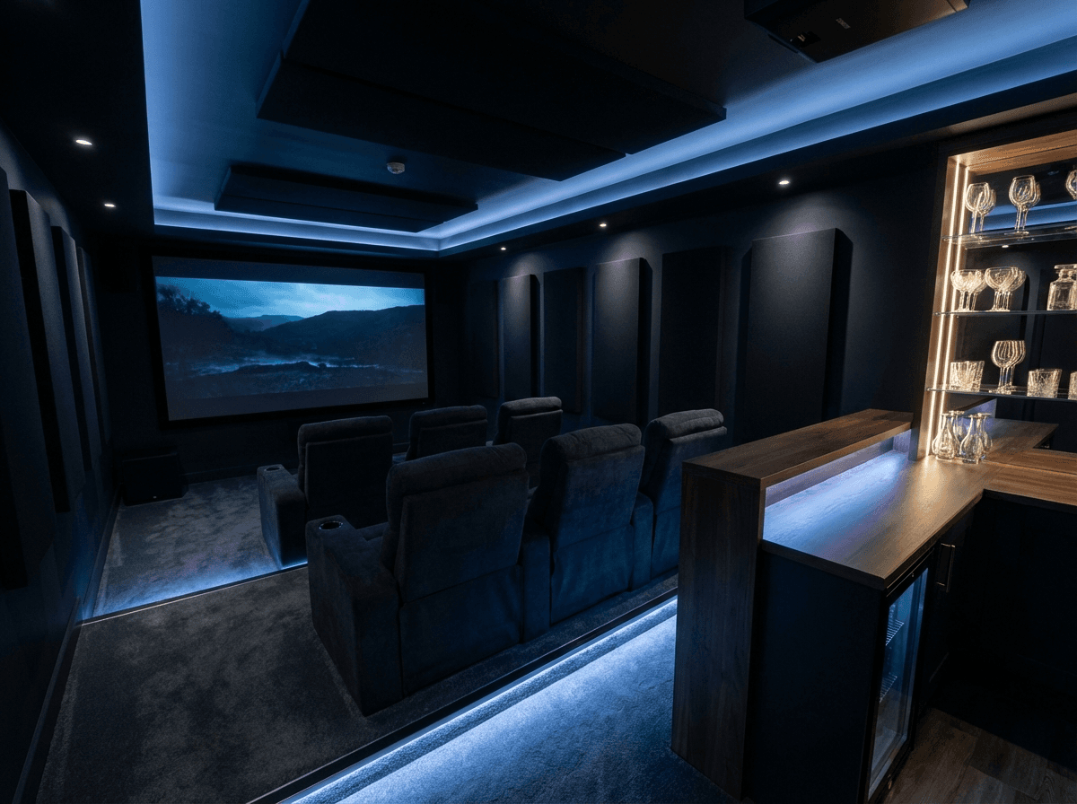 Single Garage Entertainment Den