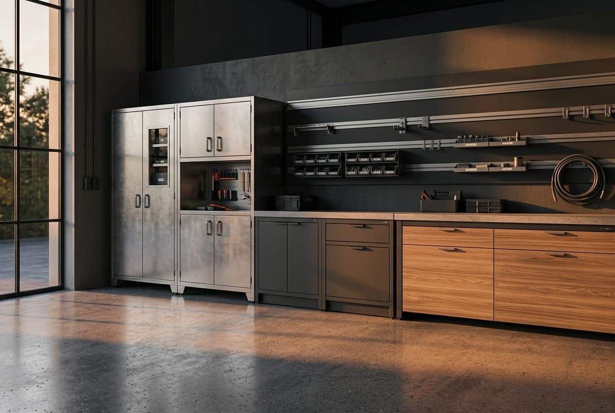 Best Garage Cabinets Compared: Metal, Plastic, and Wood (2026)