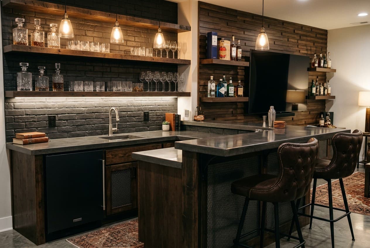 Man Cave Bar Ideas: Home Bar Builds for Every Space (2026)
