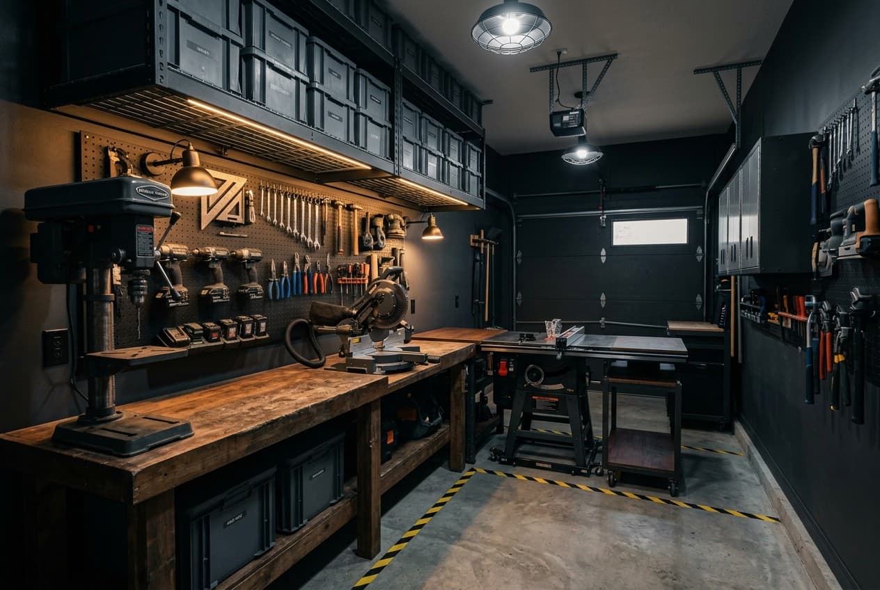 Small Garage Workshop Layout Ideas: 1-Car to 2-Car (2026)