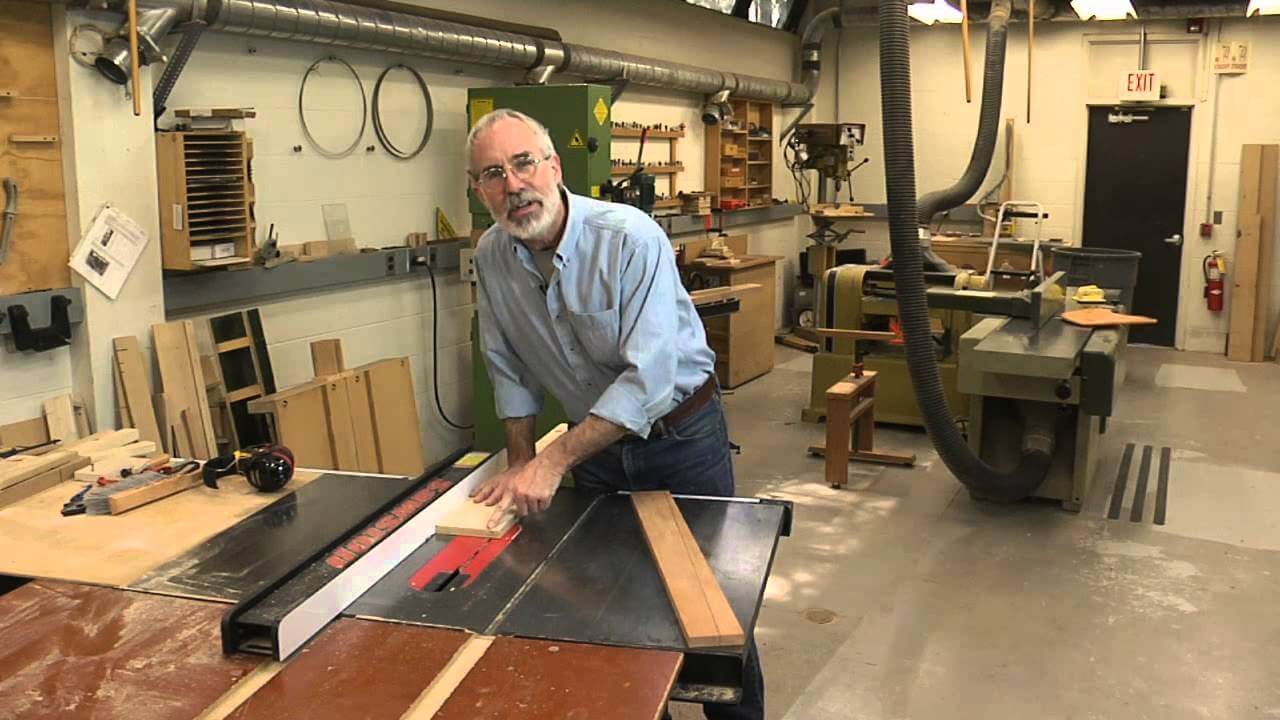 How To Cut A Tapered Jig Using A Table Saw
