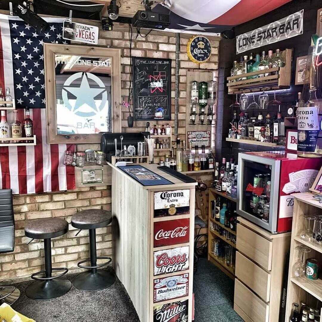 Garage Style Basement Bar Design Garage Style Basement Bar Design