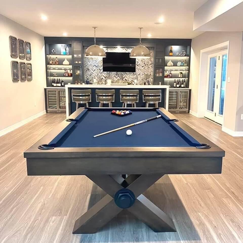 Recreational Basement Bar Design Recreational Basement Bar Design