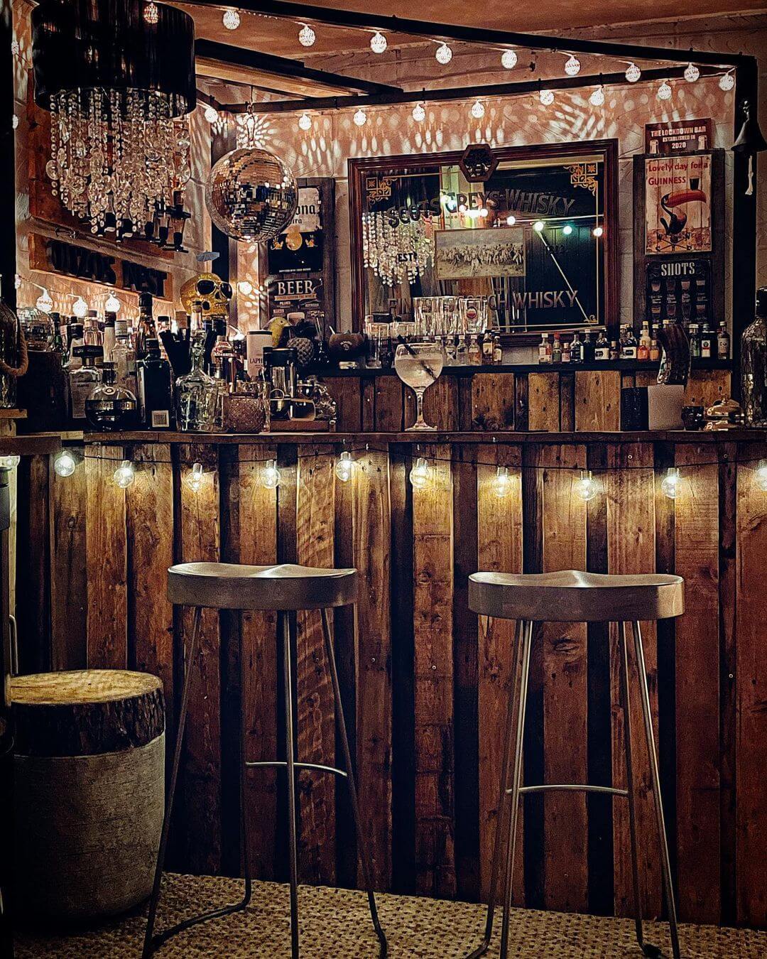 Rustic Backyard Shed Bar Rustic Backyard Shed Bar