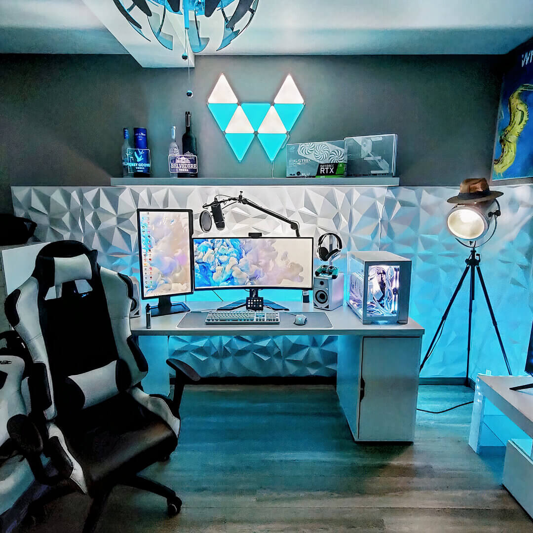 Minimalist Gaming Room Minimalist Gaming Room
