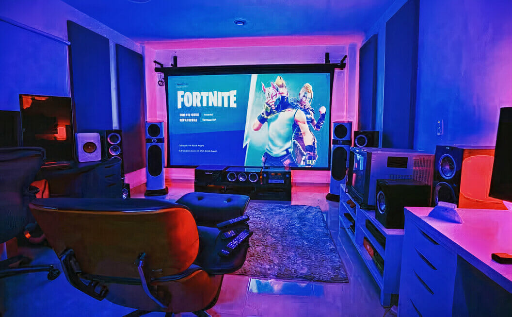 Projector Gaming Setup Projector Gaming Setup