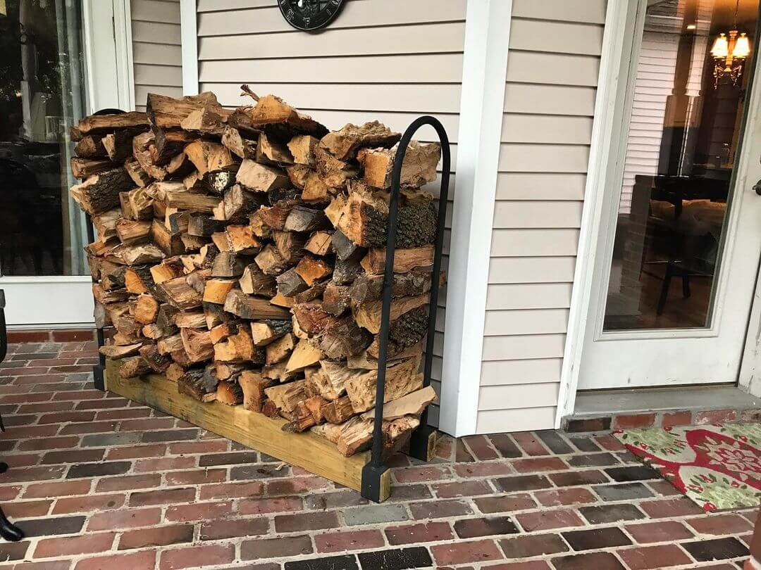 DIY 4x4 Post Firewood Rack