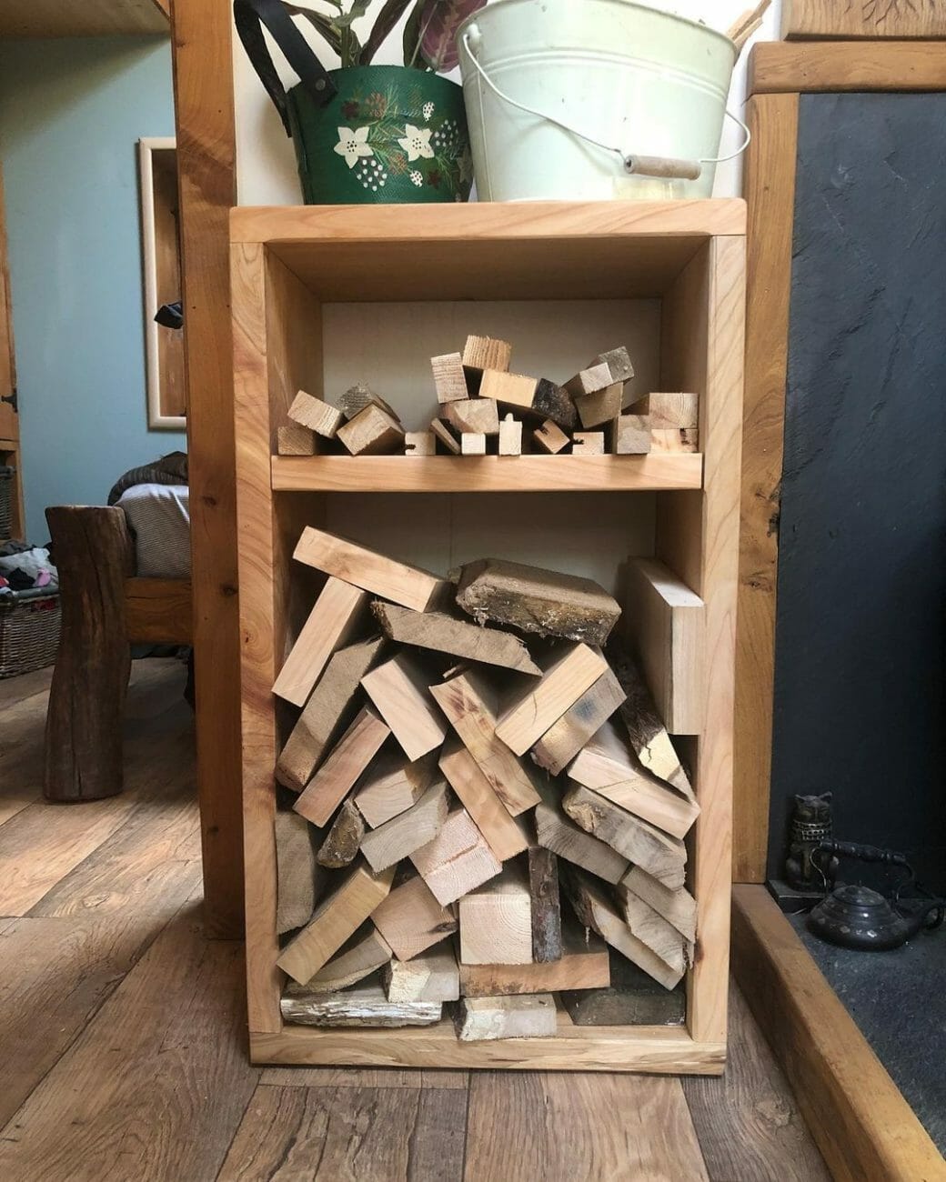 Indoor Firewood Storage Rack