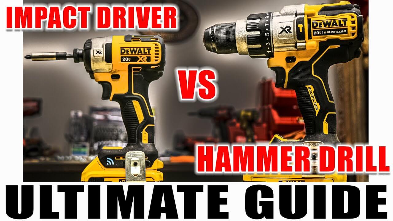 Drill Vs Impact Driver Vs Hammer Drill