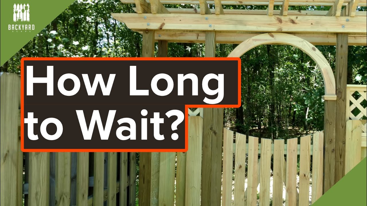 How Long To Leave Pressure Treated Wood Before Painting