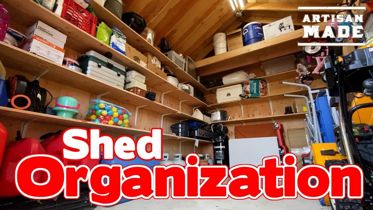 Shed Shelving Tips