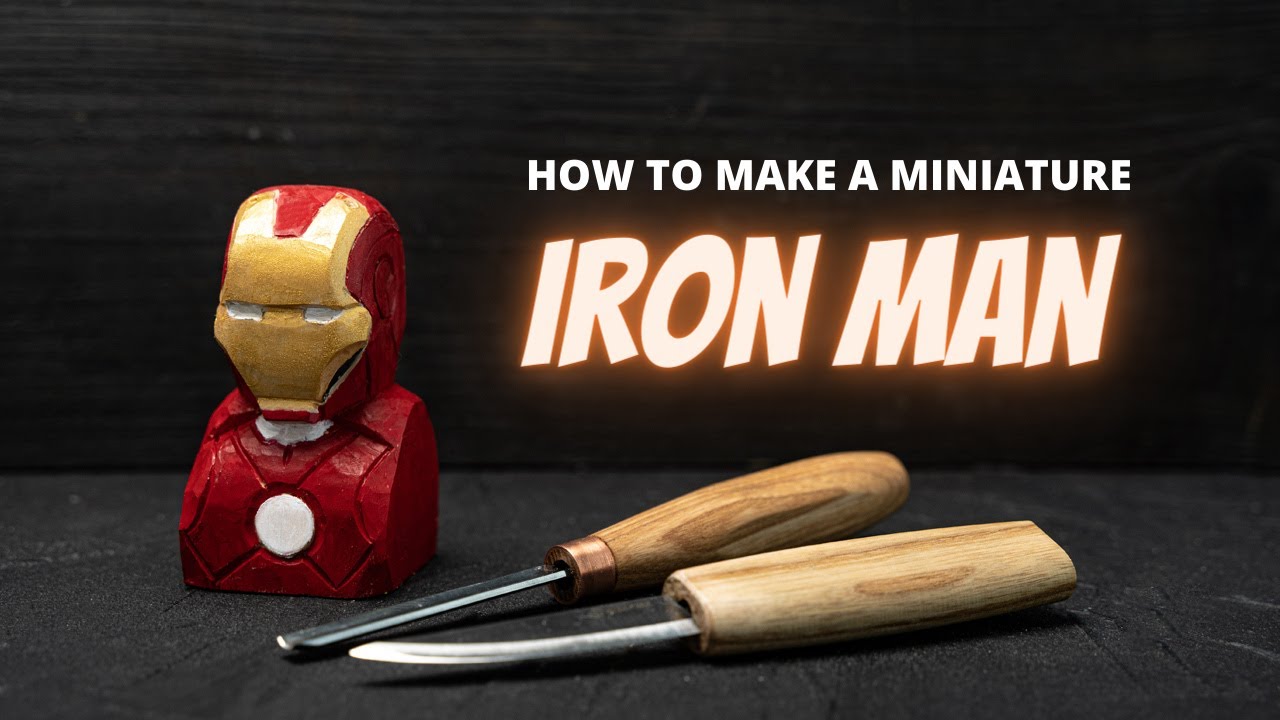 Iron Man Wood Carving Video