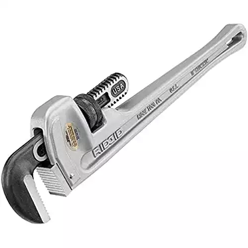 Ridgid Aluminum Straight Pipe Wrench (18-Inch)