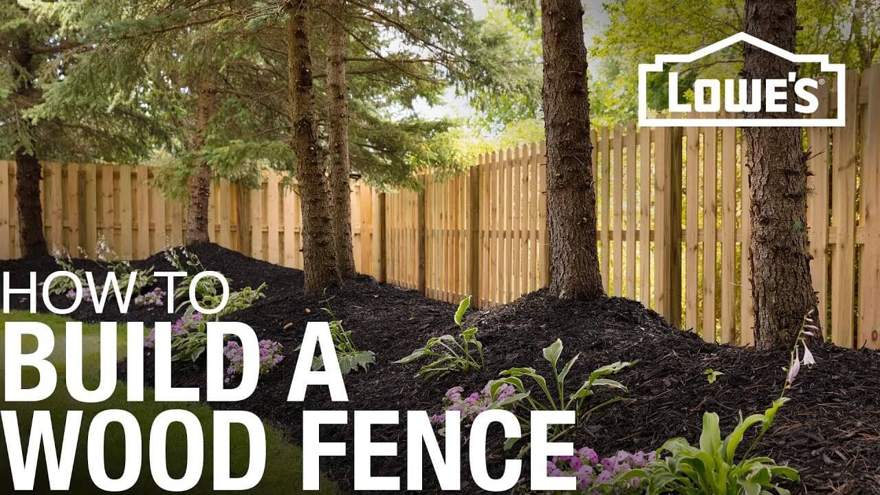 How To Build A Wood Fence