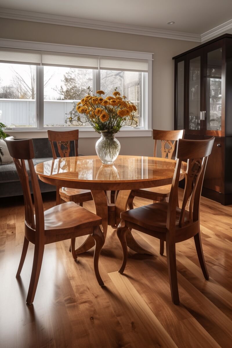 Brown Maple Dining Table